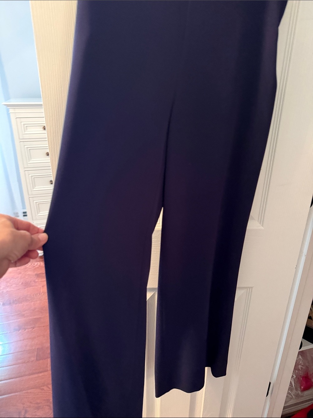 Diane Von Furstenberg Midnight Navy Wide-Leg Pants